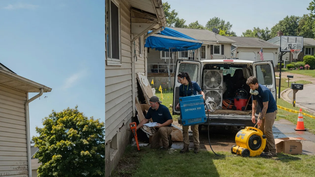 Ceiling Leak Cleanup in Auburndale, WI near me